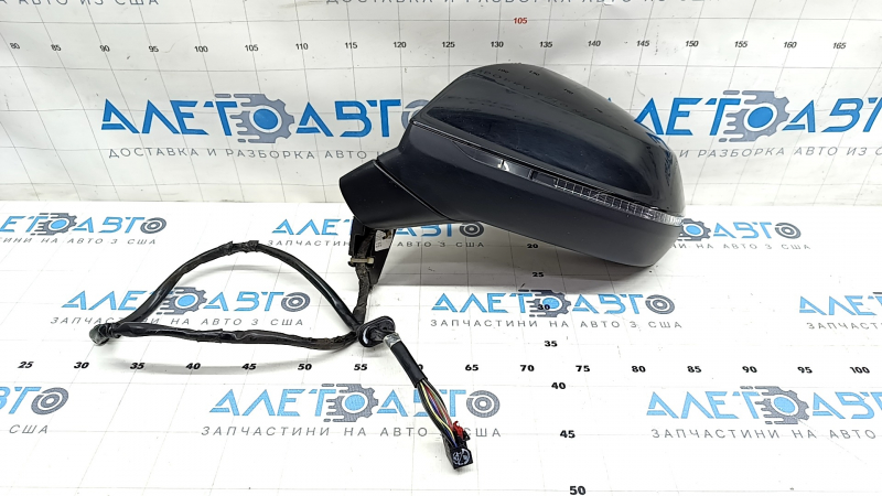 Side mirror left Audi Q5 80A 18-15 pins, auto-dimming, turn signal, BSM, heated, black