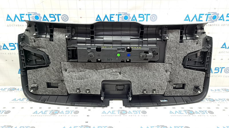 Trunk door trim bottom Audi Q5 80A 18- black, scratches
