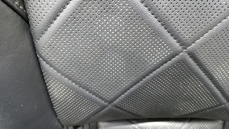 Rear row of seats 2nd row Toyota Camry v70 18 - leather black with brown, perforation, for dry cleaning, cracks, rusty at the bottom