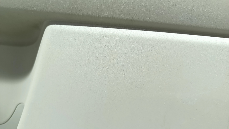 Door trim card rear right Toyota Prius V 12-17 cloth, beige, scratches, for cleaning
