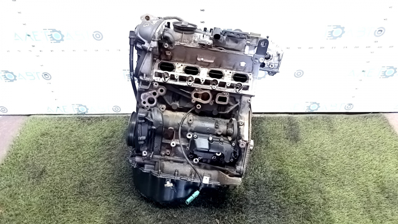 Engine Audi Q5 8R 13-17 CPMA 2.0T 83k 11-11-11-11, corrosion on the timing belt cover