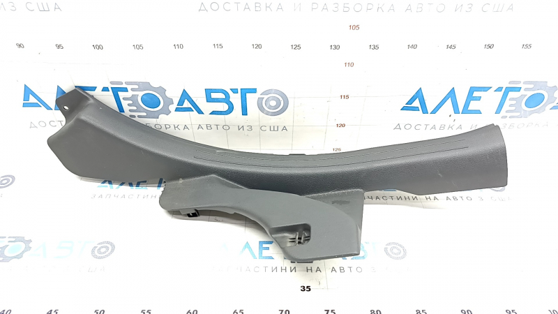 Rear left door sill trim Hyundai Sonata 20 - gray, scuffs, broken mount