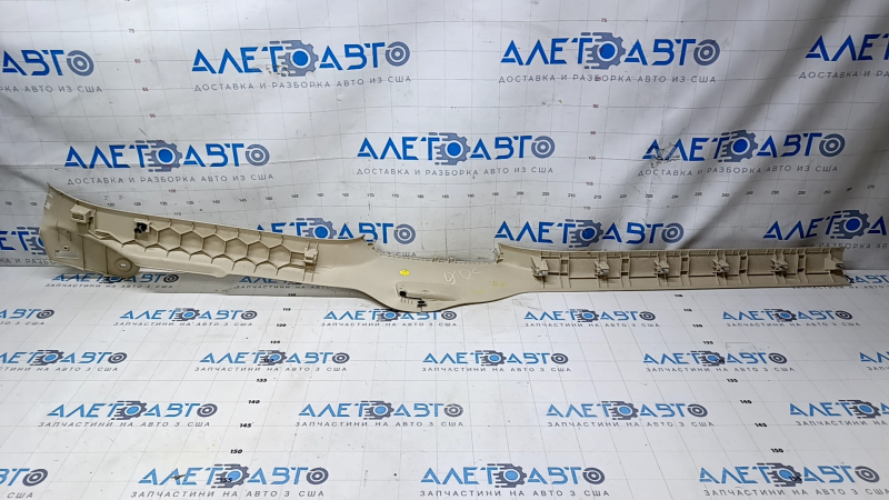 Door sill trim right VW Passat b7 12-15 USA beige, scratches, plastic turned white