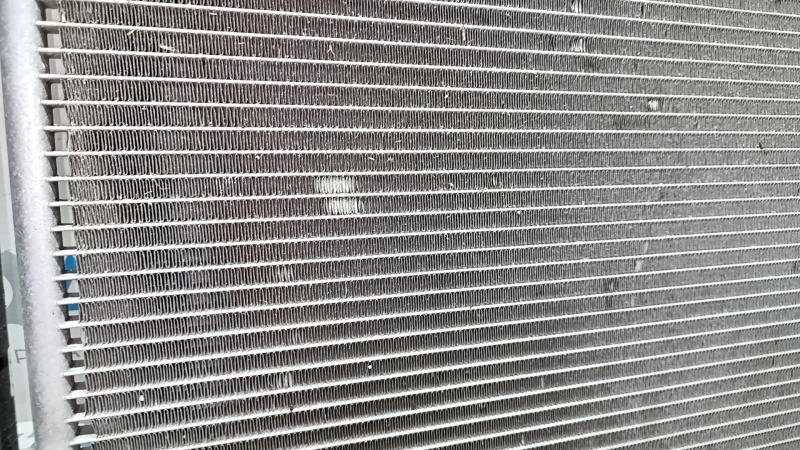 Air conditioning radiator condenser VW Passat b8 16-19 USA 1.8T, 3.6T, honeycombs are crushed