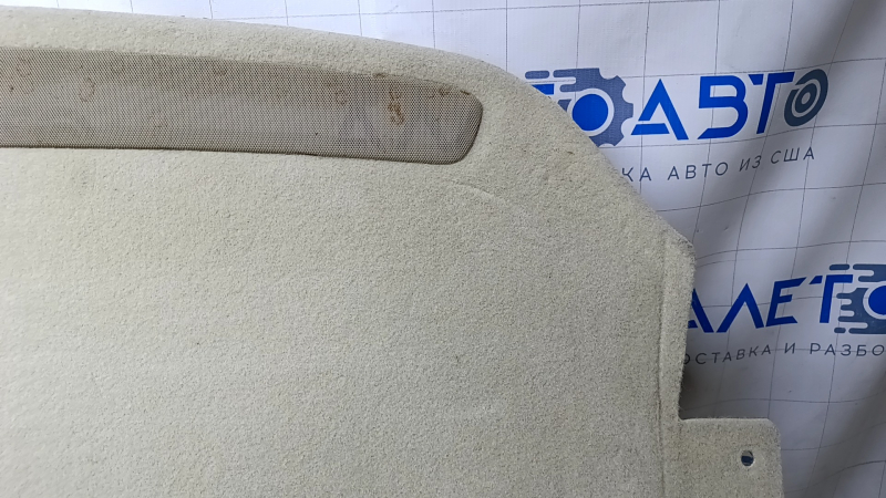 Rear shelf Ford Fusion mk5 13-16 type 1 beige, creases, dry cleaning, scuffs