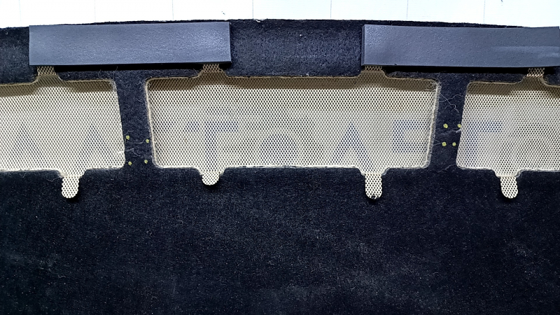Rear shelf Ford Fusion mk5 13-16 type 1 beige, creases, dry cleaning, scuffs