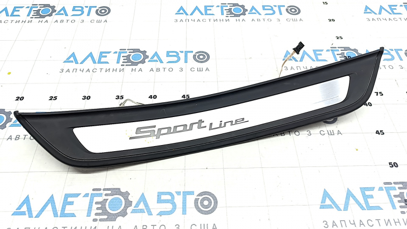 Door sill trim outer rear left BMW 5 G30 17-23 Sport Line, with illumination, bumpers