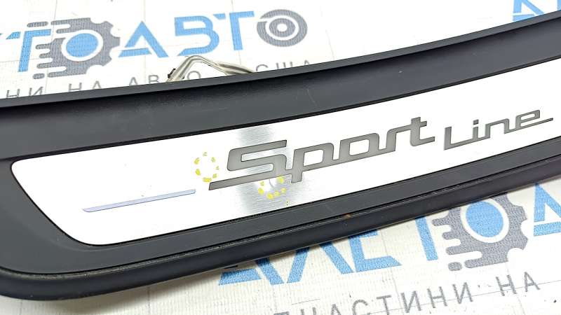 Door sill trim outer rear left BMW 5 G30 17-23 Sport Line, with illumination, bumpers