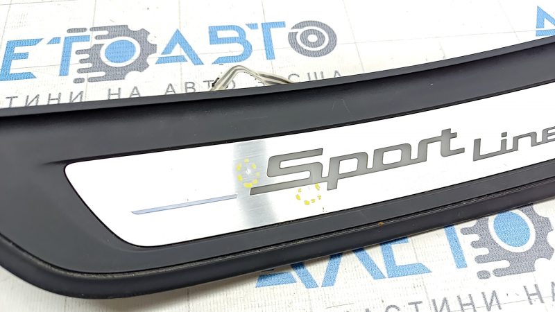Door sill trim outer rear left BMW 5 G30 17-23 Sport Line, with illumination, bumpers