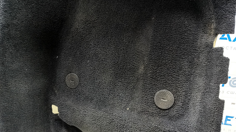 Floor covering front BMW 5 G30 17-23 black, for cleaning
