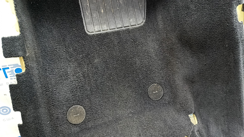 Floor covering front BMW 5 G30 17-23 black, for cleaning