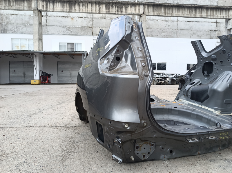 Quarter wing rear left Nissan Rogue 14-20 on the body, graphite, rusty
