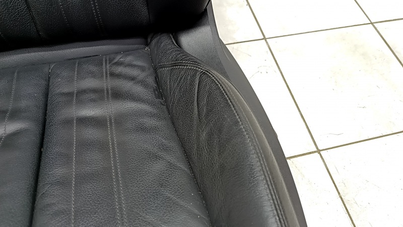 Driver's seat Audi Q5 80A 18- with AIRBAG, leather, black, electric, heated, dented, scratches, scratches on the back