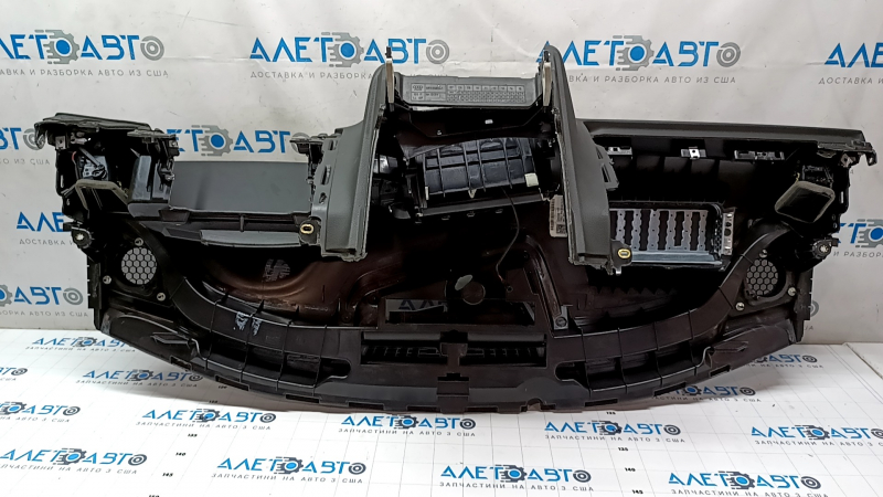 Torpedo front panel without AIRBAG Audi Q5 8R 09-17 black, dark wood trim