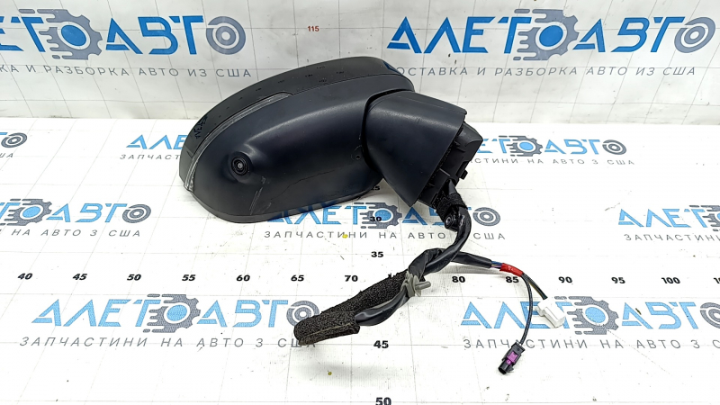 Side mirror right Nissan Rogue 21-23 BSM, SV Japan built, 7+1 pins, camera, BSM, turn signal, black