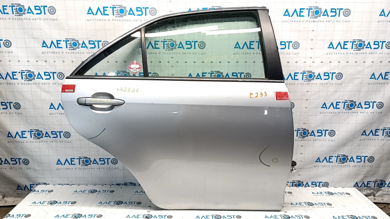 Door assembly rear right Toyota Camry v40 silver 1D4, butt