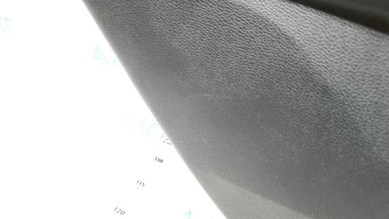 Door trim card rear left Honda Accord 13-17 black with black insert leather, armrest leather, scratches