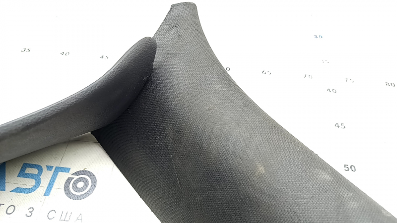 Rear window trim right Audi A6 C7 12-18 black, broken fasteners, scratches