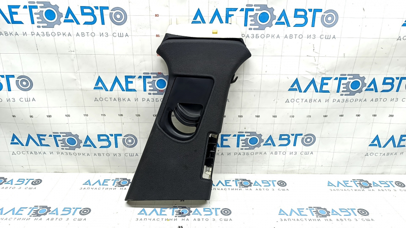 Upper right center pillar trim for Audi A6 C7 12-18 under deflector, black