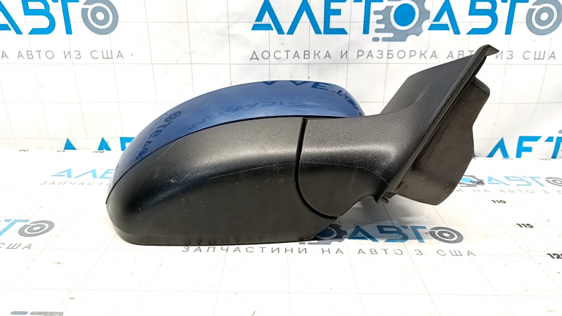 Side mirror right Ford Escape MK3 17-19 rest 5 pins, heated, blue N6, worn