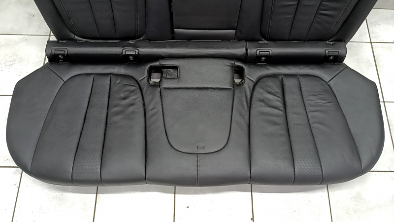 Rear row of seats 2 row BMW X5 G05 19-22 one-piece seat, black leather, scratches