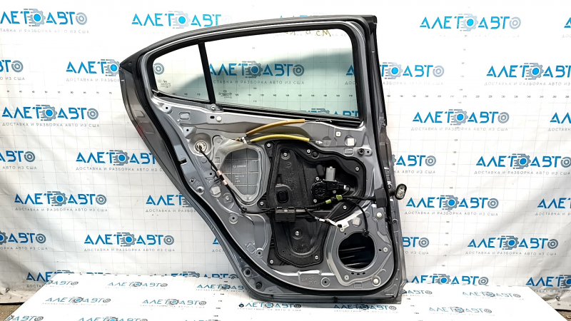 Door assembly rear left Mazda 3 14-18 BM, silver 38P, bumpers