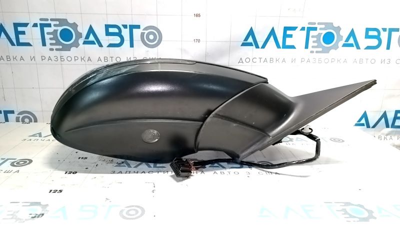 Side mirror right Audi Q5 8R 09-17 15 pins, auto-dimming, turn signal, blue LX5R, worn