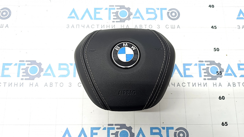 Airbag in steering wheel driver BMW X5 G05 19-23 leather black