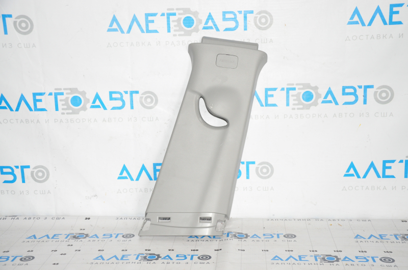 Center pillar trim upper belt right Chevrolet Bolt 17- gray, scratches