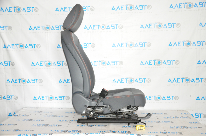 Driver's seat Chevrolet Bolt 17- with airbag, dark gray leather, mechanical, heating, scratches