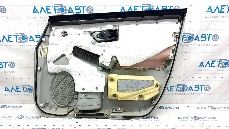 Door trim card front left Toyota Prius 30 10-15 leather, gray JBL, scratches, broken fastening