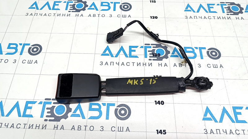 Driver's seat belt latch Ford Fusion mk5 13-16 black, with sensor