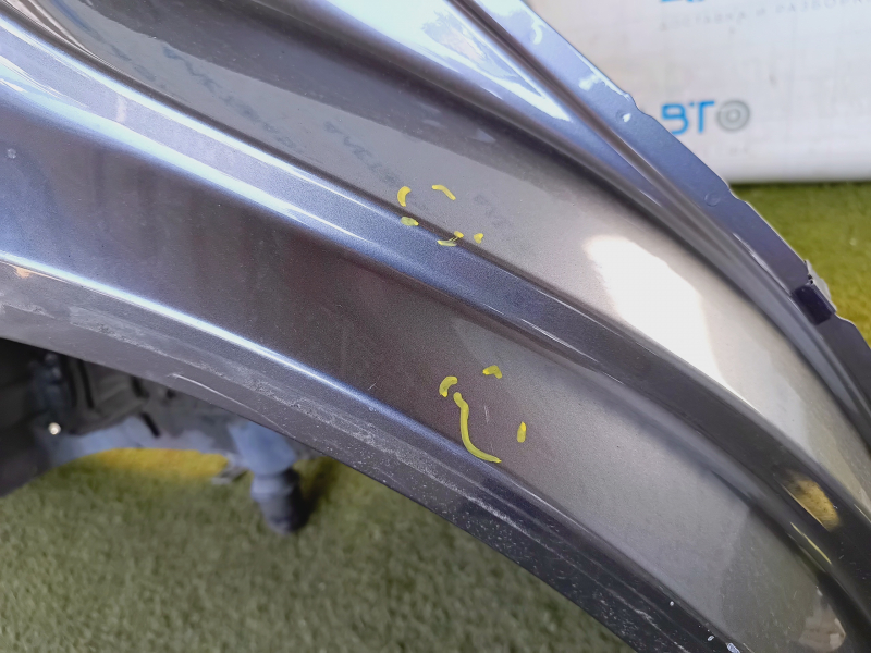 Quarter wing rear right Lexus NX200t NX300 NX300h 15-21 under BSM, graphite, sawed off, pokes, dent