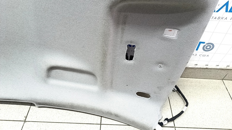 Headlining Hyundai Elantra 21-23 without sunroof, gray, needs cleaning, creases