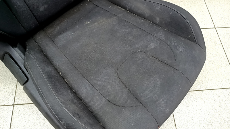 Passenger seat Hyundai Elantra 21-23 without airbag, mechanical, heated, black cloth, for cleaning