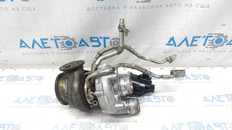 Turbo left BMW 5 G30 18-19 4.4T 48k, driftwood, wedge, for parts