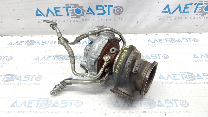 Right turbine BMW 5 G30 18-19 4.4T 48k, driftwood, wedge, for parts