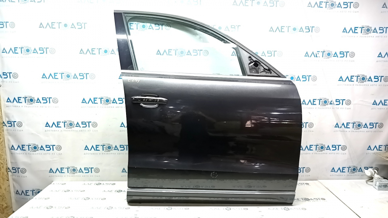 Door assembly front right Audi Q5 8R 09-17 gray LZ7L, Keyless dents, scratches