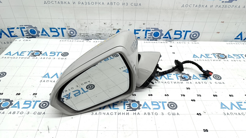 Side mirror left Lincoln Nautilus 19-21 16 pin, turn signal, heated, backlight, auto-dimming, BSM, beige