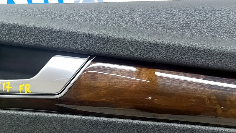 Door trim card front right Audi Q5 80A 18-20 black, with wood insert, black armrest, Bang & Olufsen, scratches, tears