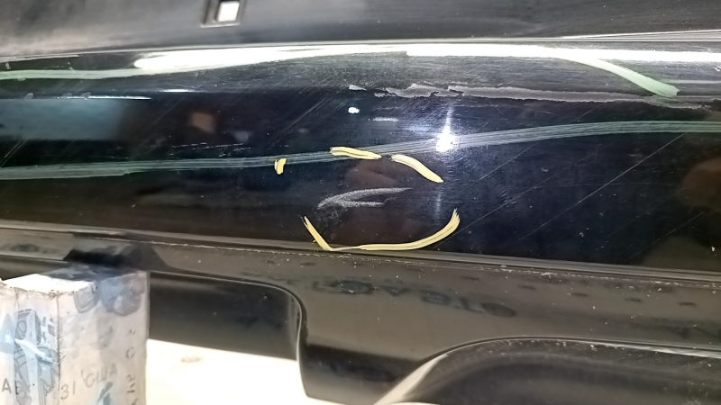Rear bumper bare bottom Chevrolet Volt 16 - for parking sensors, black, scratches