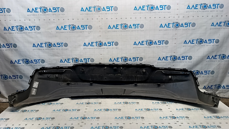 Rear bumper bare bottom Chevrolet Volt 16 - for parking sensors, black, scratches