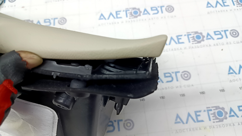 Glove box, glove compartment Lincoln Nautilus 19-21 beige with airbag, broken fasteners