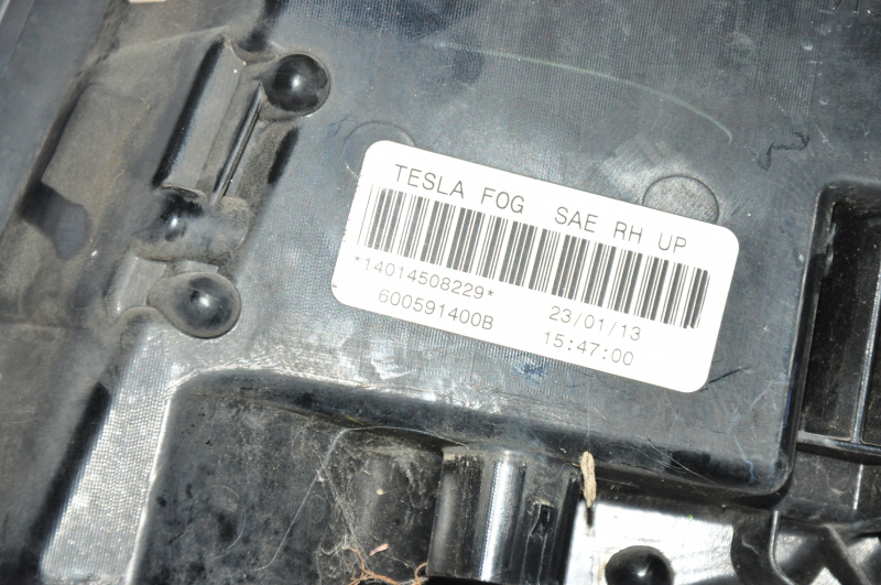 Right turn signal Tesla Model S 12-20 with DRL type 2, in black film