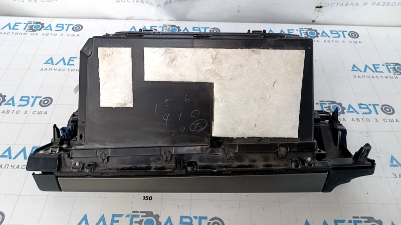 Glove box, glove compartment Lexus IS250 IS300 IS350 06-13 black, with carbon fiber trim, scuffs, bump, broken fastener
