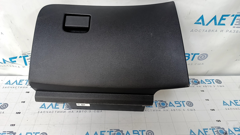 Glove box, glove compartment Nissan Rogue 14-20 black, scratches, abrasions