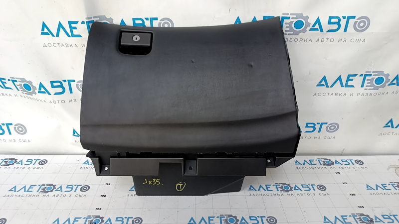 Glove box, glove compartment Infiniti JX35 QX60 13- black, scuffs, dents, scratches