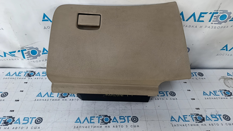 Glove box, glove compartment Nissan Rogue 14-20 beige, scratches, abrasions