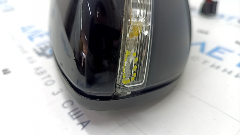Side mirror right VW Passat b8 16-19 USA 5 pins, turn signal, black, scratch
