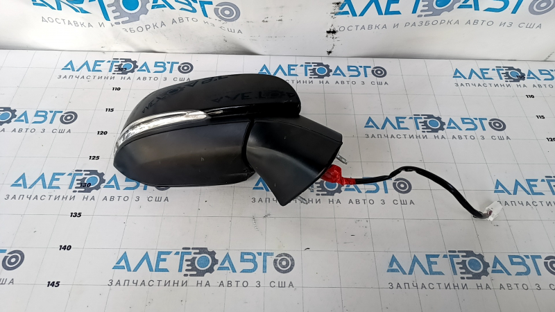 Side mirror right Toyota Rav4 19- 8 pins, turn signal, heating, BSM, scratches, broken turn signal
